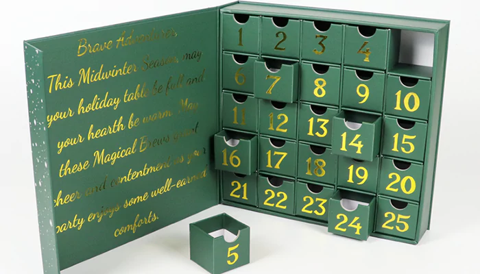 Christmas calendar boxes