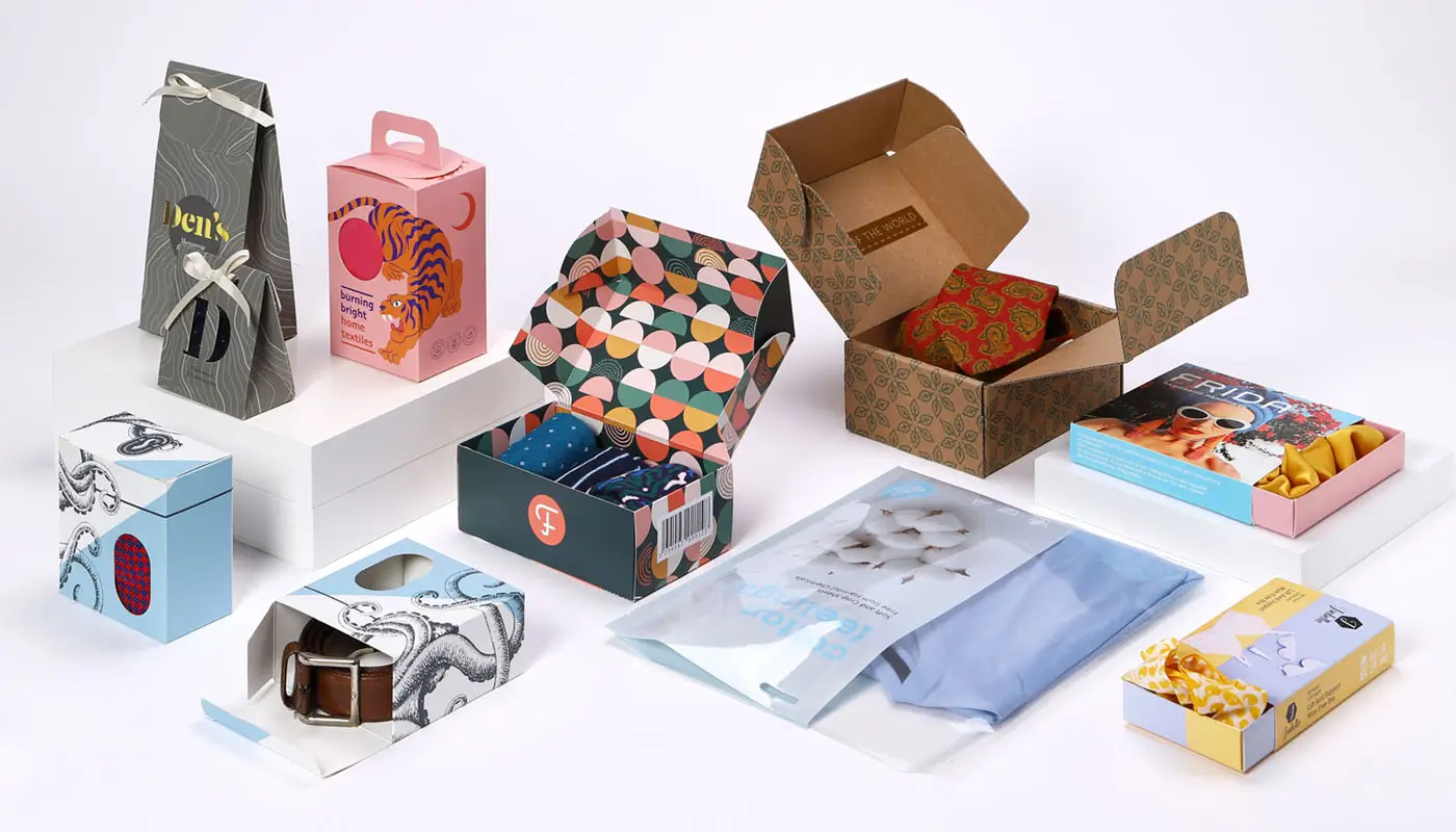 Clothing box packaging