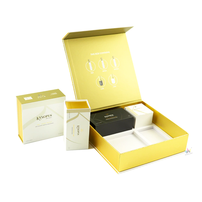 skin care products packaging box