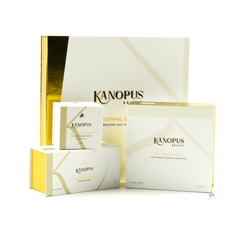 skin care products packaging box