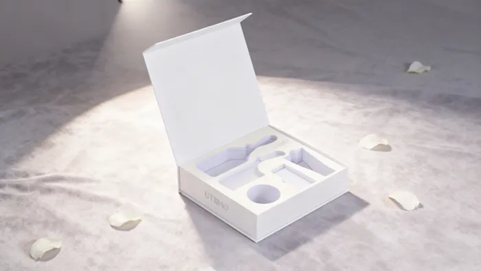 Customized paper magnetic hair care kit box: Crown Win exquisite craftsmanship enhances brand image