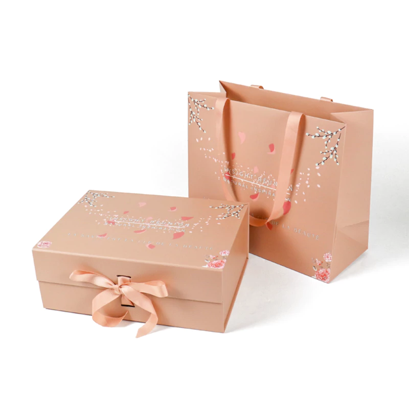 folding box gift bag set1