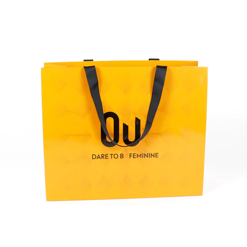 Custom paper gift bag