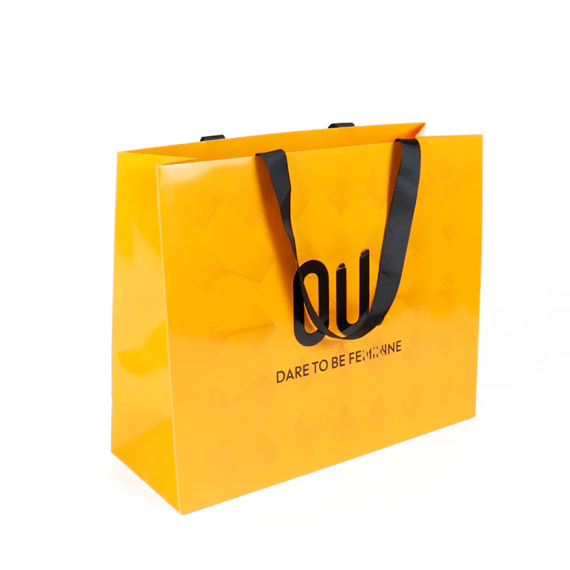 Custom paper gift bag