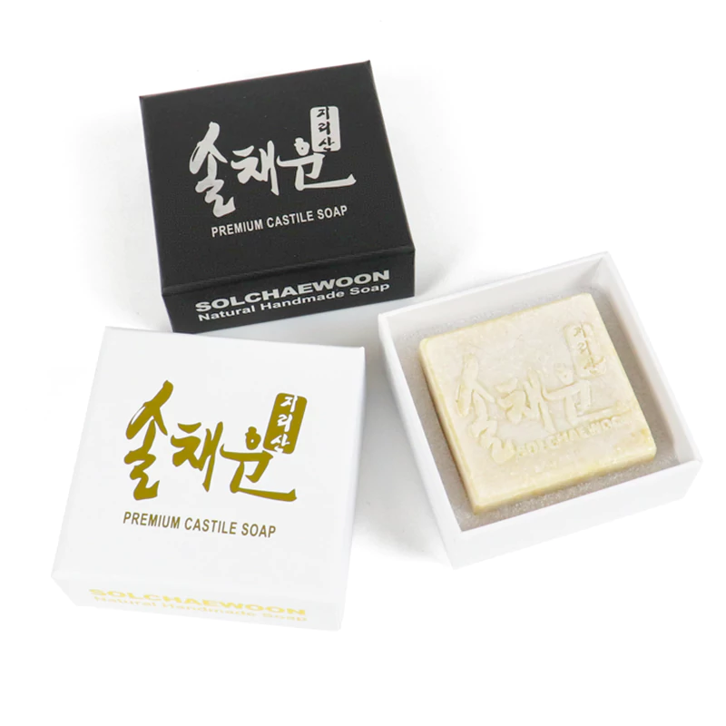 Personalized custom hot stamping logo Castilla handmade soap packaging box manufacturer