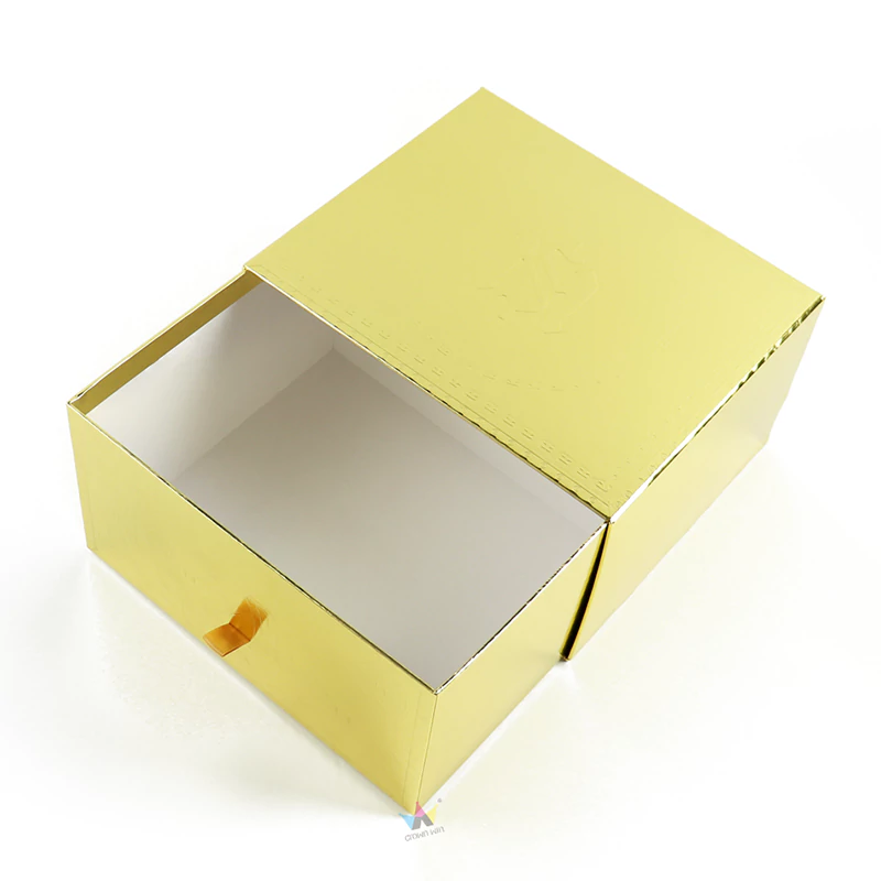 Custom printing gold cardboard paper private label gift boxes brand packaging box manufacturer