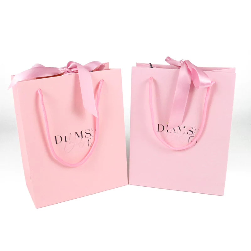 Custom printed premium personalized jewelry gift paper bag manufacturer