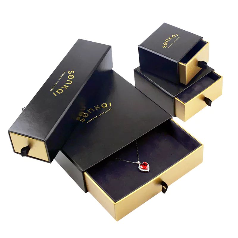 Personalized custom decorative necklace jewelry box manufacturer