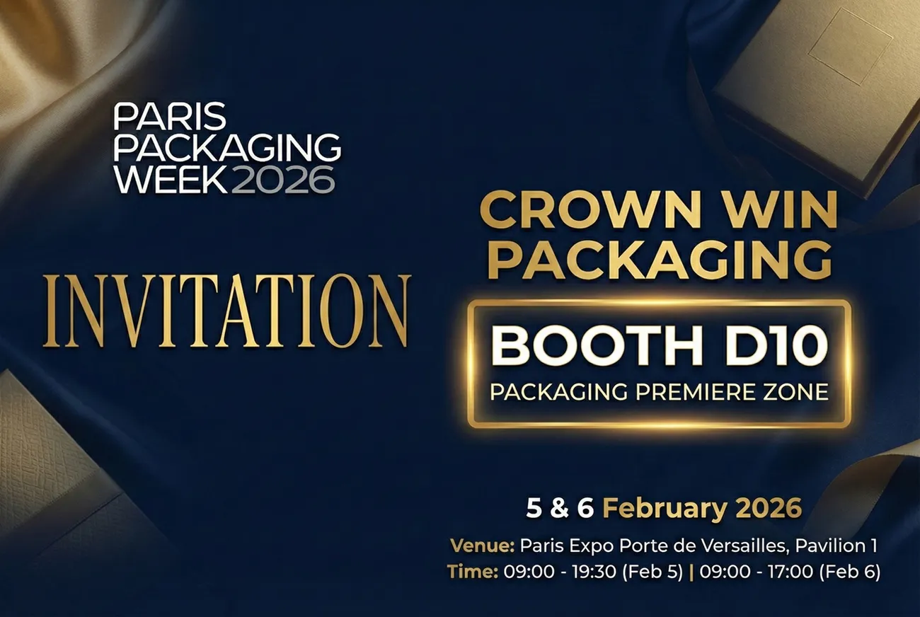 Crown Win invited to attend 2026 Paris Packaging Week: showcasing high-end customized paper packaging solutions