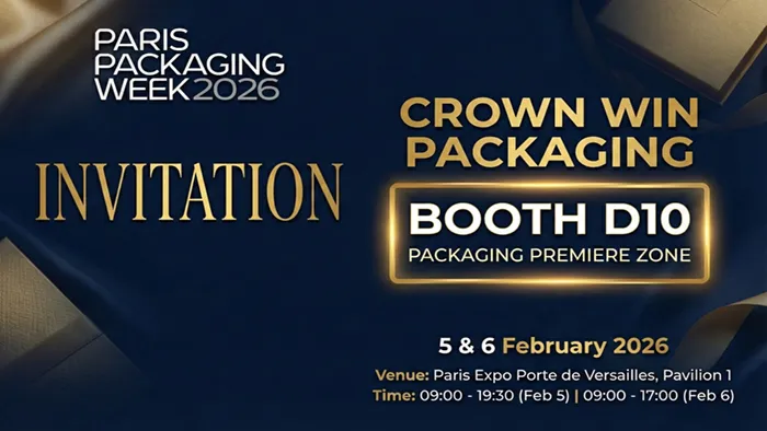 Crown Win invited to attend 2026 Paris Packaging Week: showcasing high-end customized paper packaging solutions