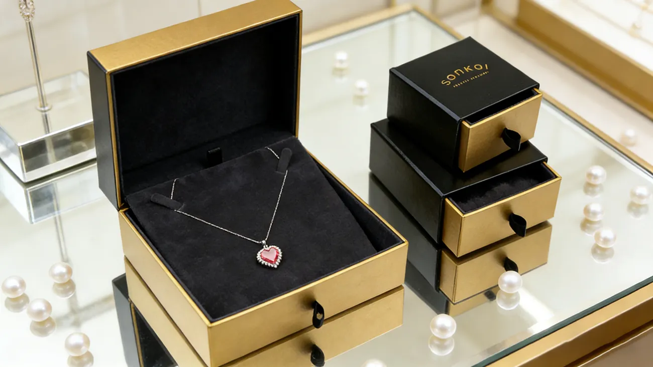 Personalized Customized Necklace Jewelry Box: Crown Win Packaging Helps Enhance Your Brand Image