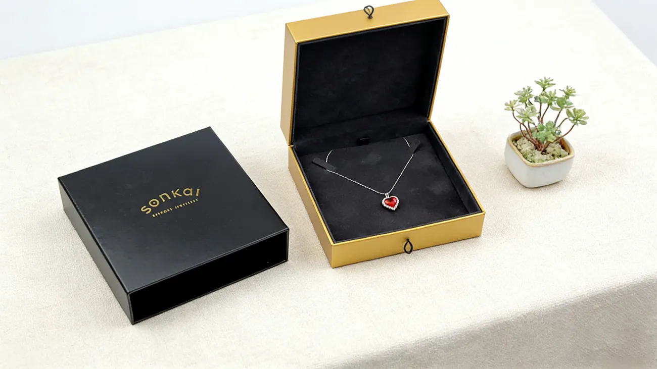 Personalized Customized Necklace Jewelry Box: Crown Win Packaging Helps Enhance Your Brand Image