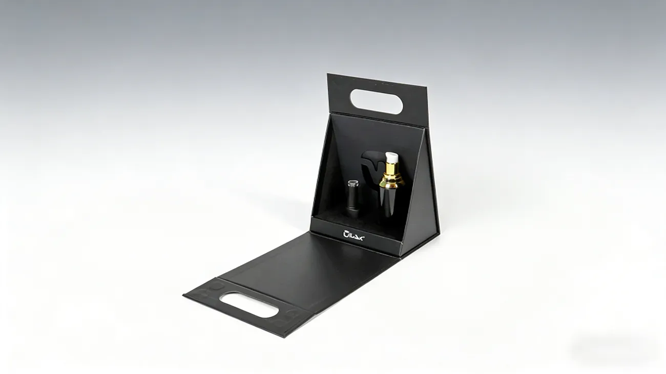 recyclable triangle magnetic cosmetics packaging box Crown Win