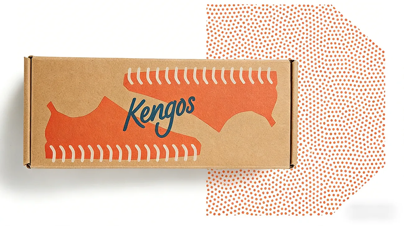 Environmentally friendly recycled cardboard shoe box made by Crown Win Box Manufacturer