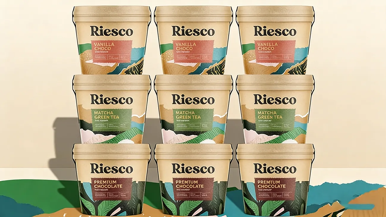 Riesco Company: Sustainable Kraft Paper Ice Cream Cups