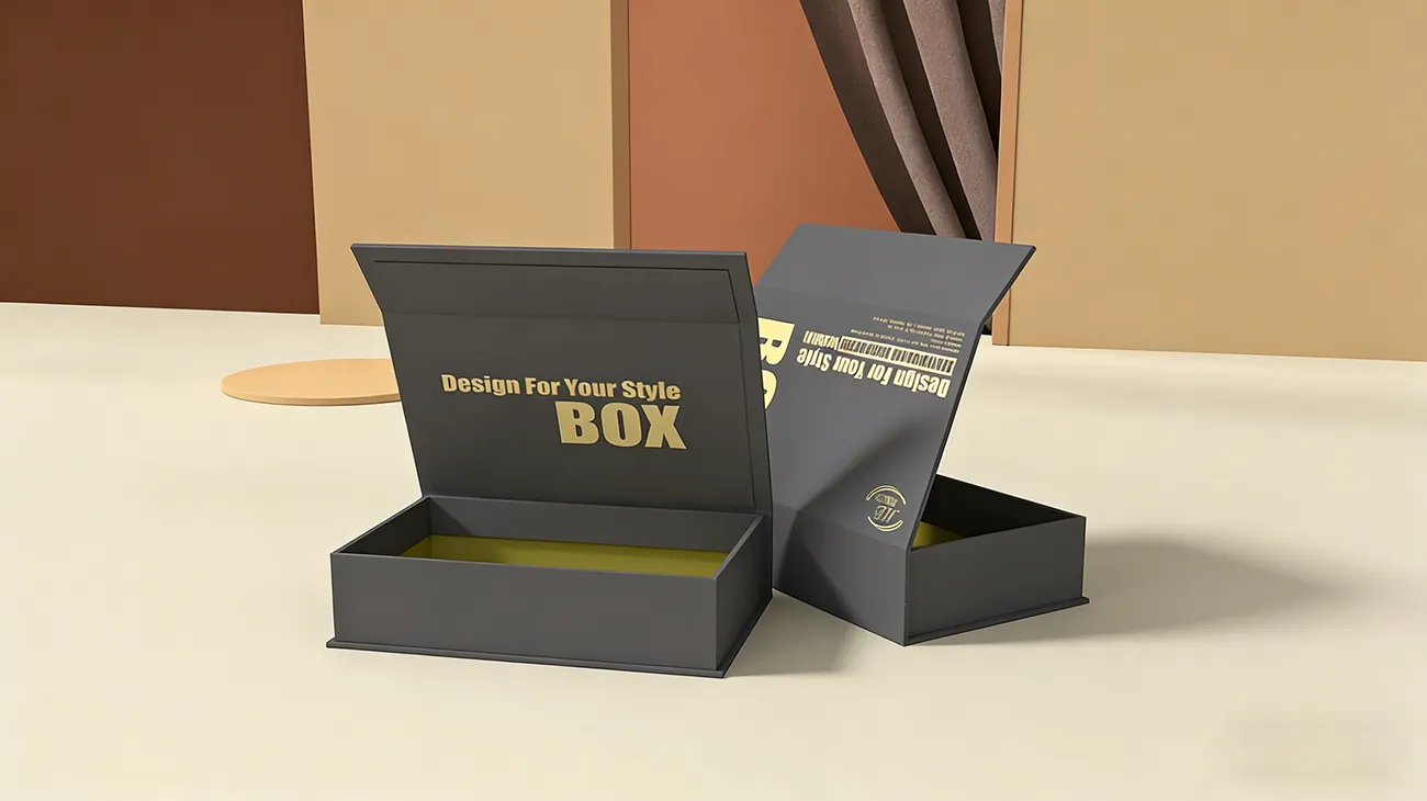 Foldable magnetic hard box designed specifically for optimizing logistics costs