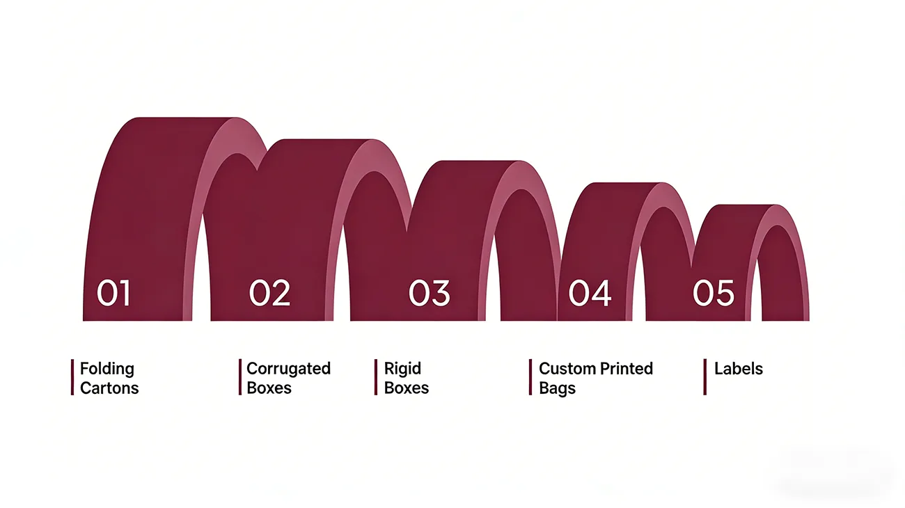Fixed and Variable Cost Detail Chart for Paper Packaging Manufacturing