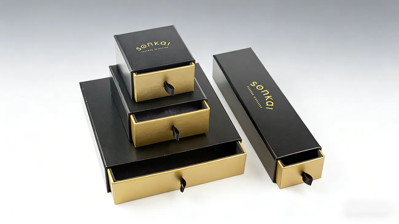 Large, medium, and small hard boxes