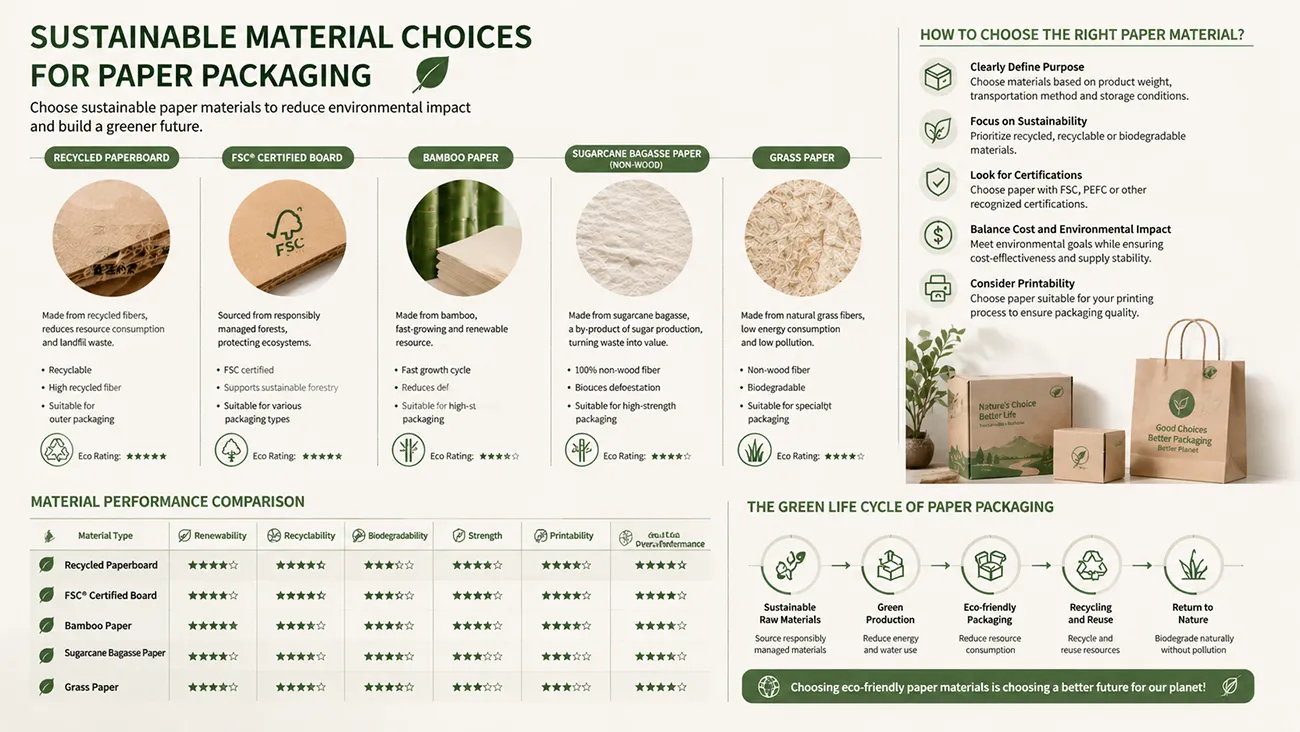 FSC certified plant-based sustainable paper packaging materials - Crown Win