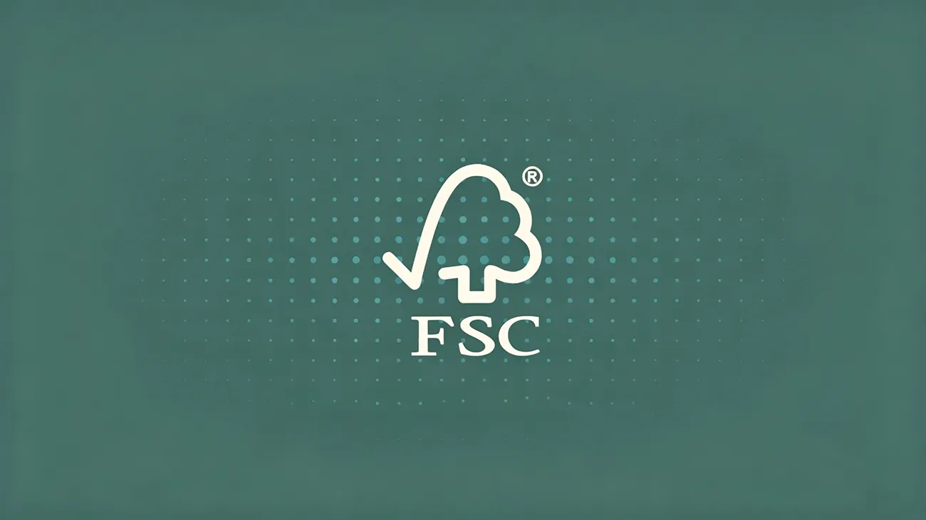 FSC certified paper packaging materials from responsibly managed forests