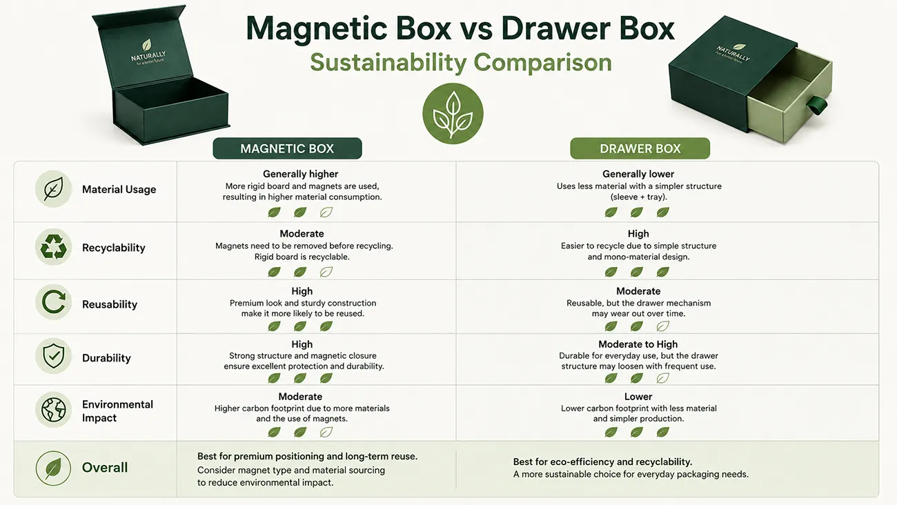 Sustainable FSC-certified luxury packaging materials for eco-friendly brands