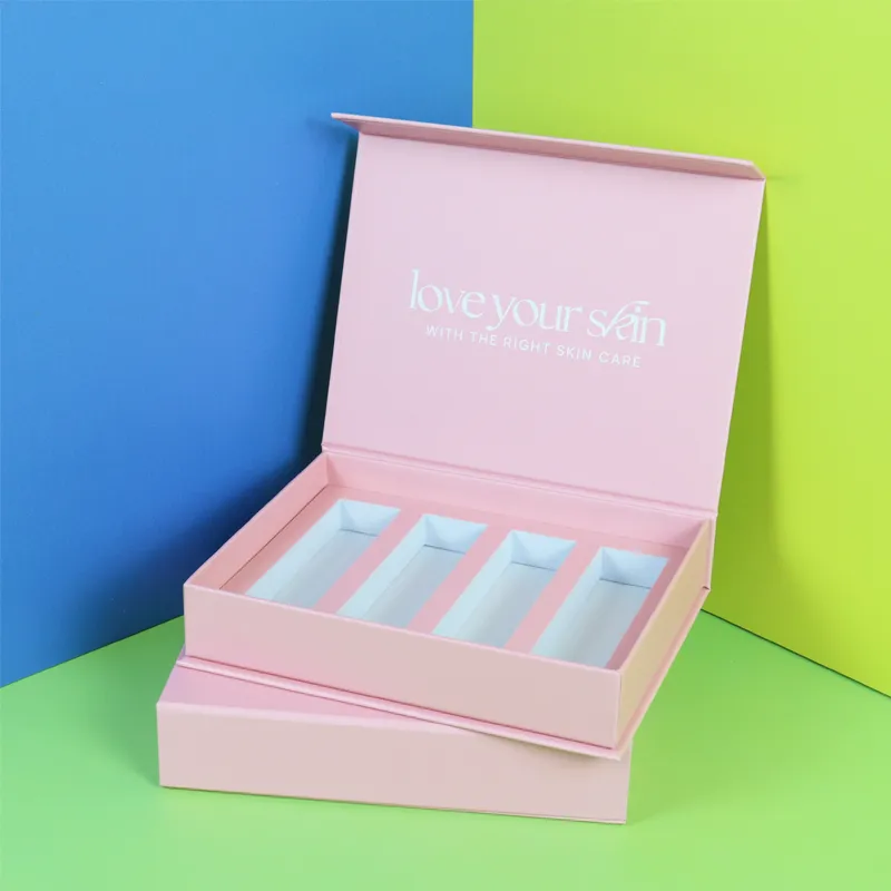 Manufacture Custom Printed Beauty Cosmetic Lipstick Packaging Box With Eva Insert