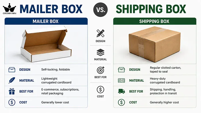 Mailer Box vs. Shipping Box: Choosing the Best Customized Packaging for Your Brand