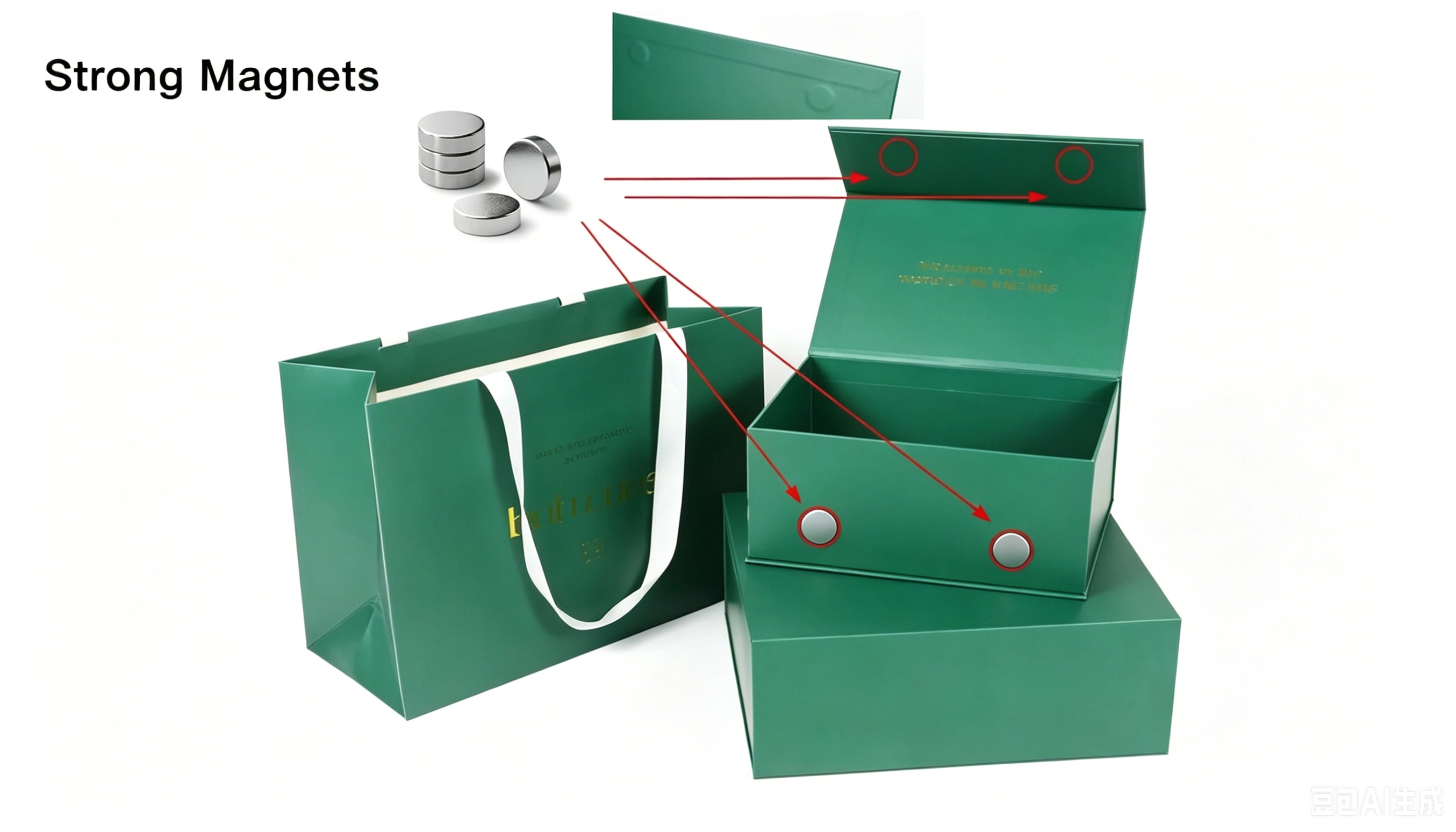Custom magnetic box packaging