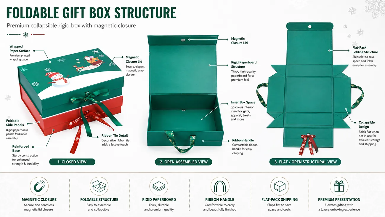 Folding Box Structure Diagram