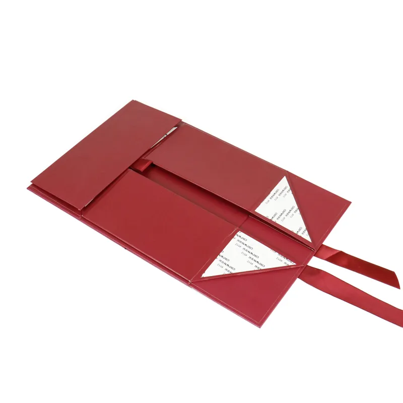 Foldable Bridesmaid Gift Box with Ribbon