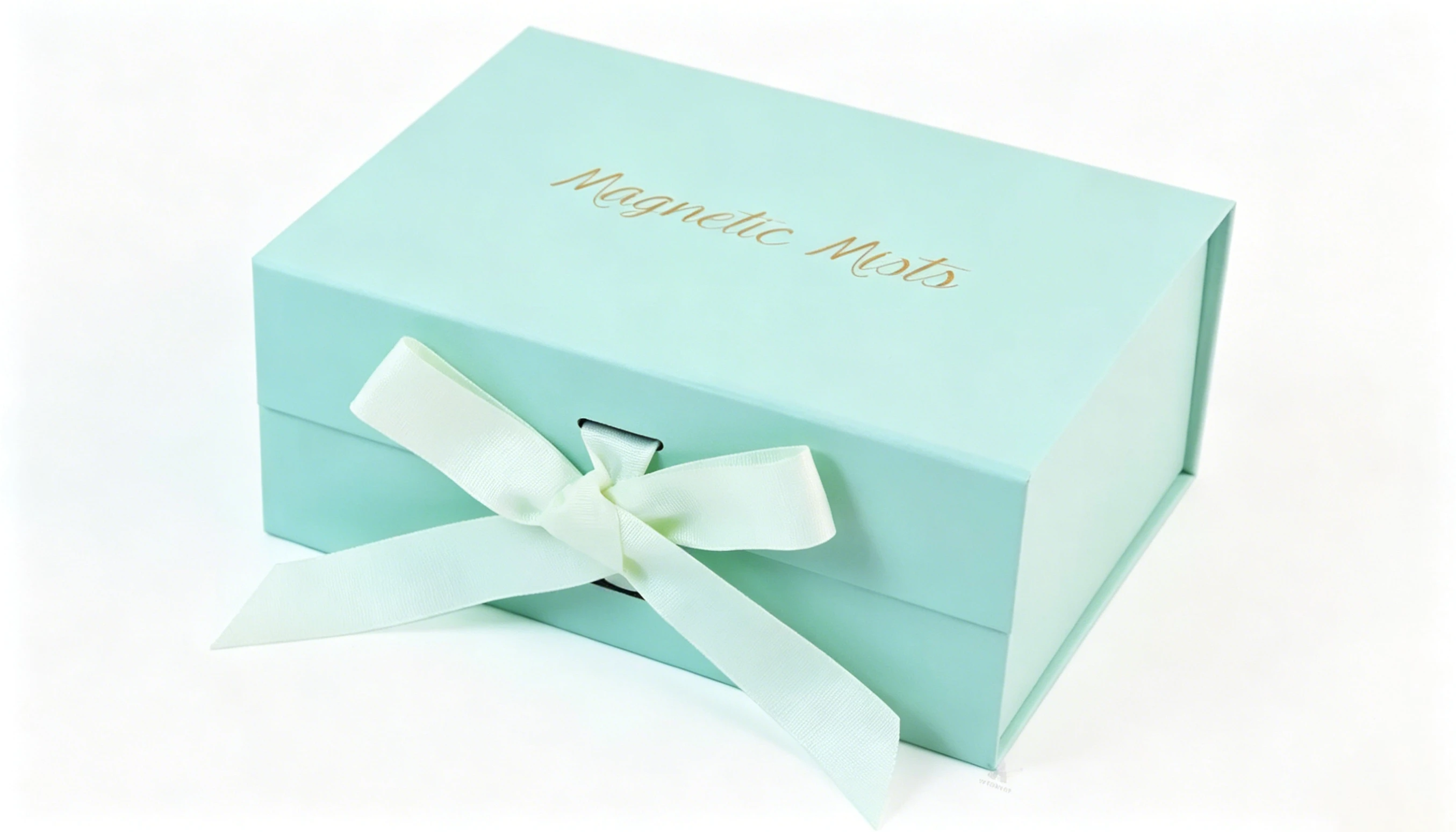 Foldable Gift box with ribbon