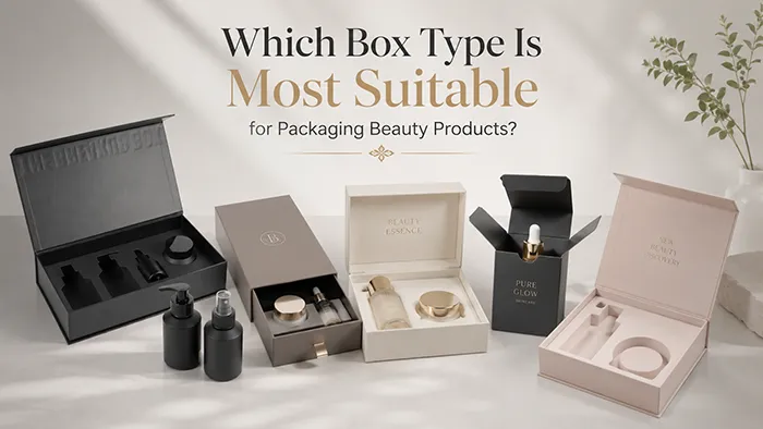 Which box type is most suitable for packaging beauty products?