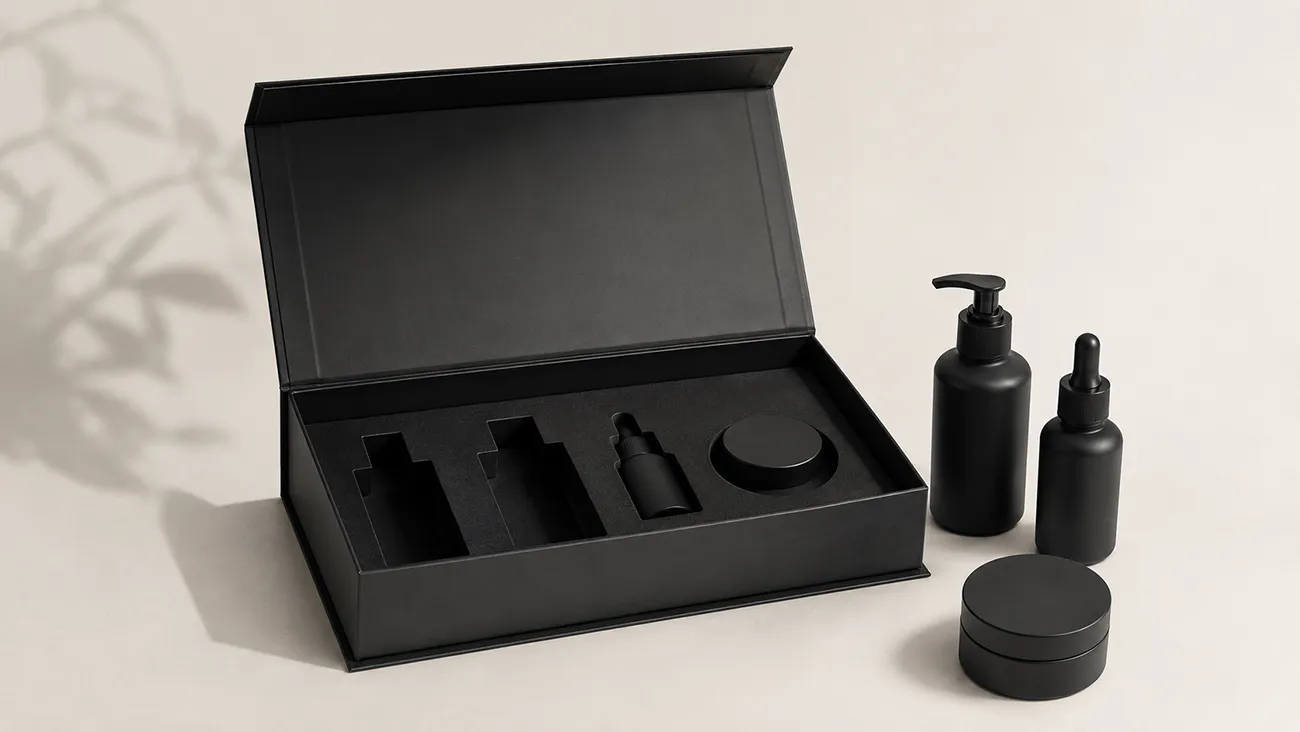 Magnetic cosmetic case