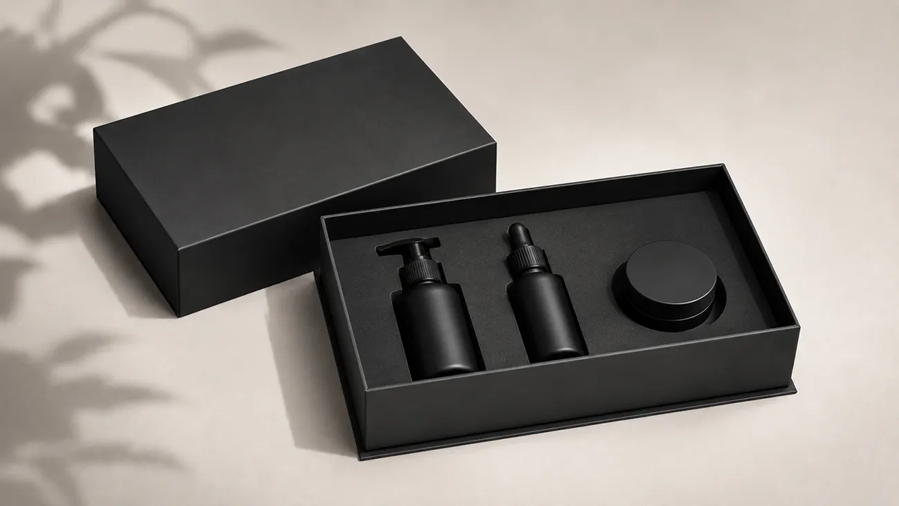 Top and bottom cover cosmetic box