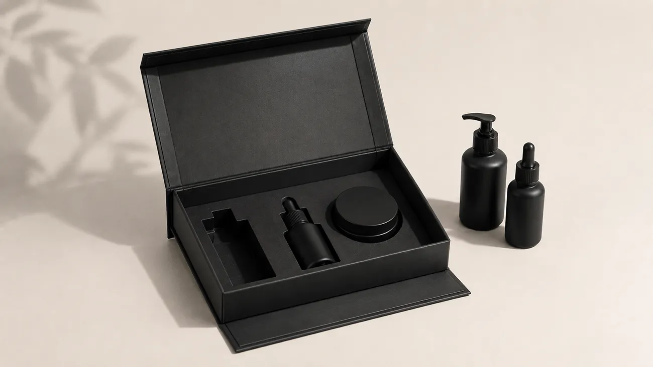 Flip-top cosmetic box