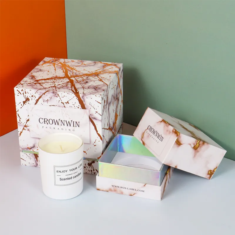 Candle packaging box 