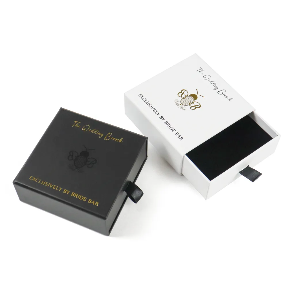 Gold Foil Logo Printing Luxury Drawer Slide Gift Box Custom Design Soap Packaging Boxes