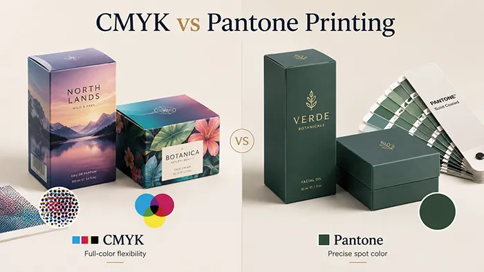 CMYK vs. Pantone Printing in Custom Packaging