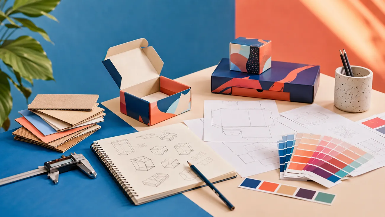 Customized paper packaging boxes produced by Crown Win packaging box manufacturers