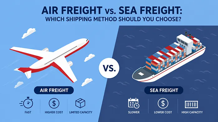 Air Freight vs. Sea Freight: Which Shipping Method Should You Choose?