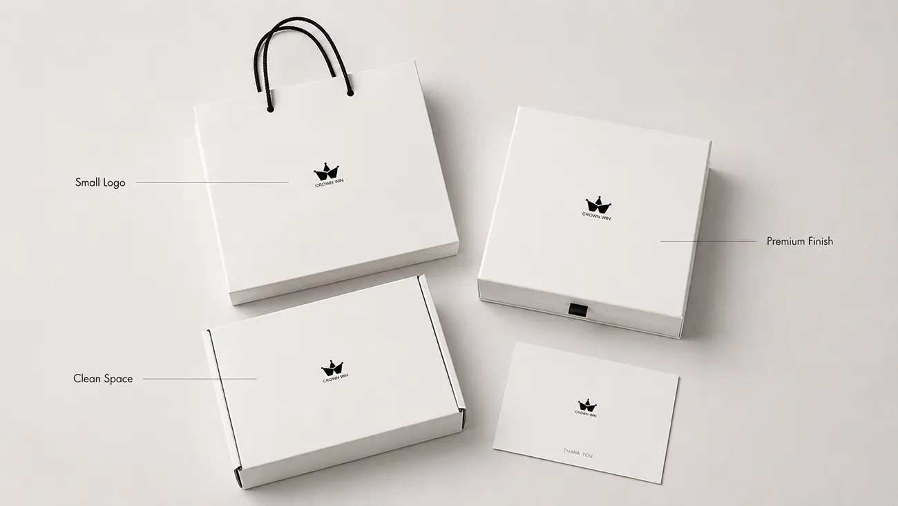 Minimalist high-end packaging