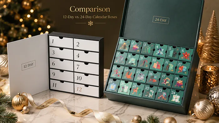 Comparison: 12-Day vs. 24-Day Calendar Boxes