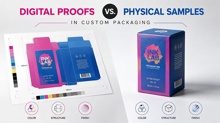 Digital Proofs vs. Physical Samples in Custom Packaging